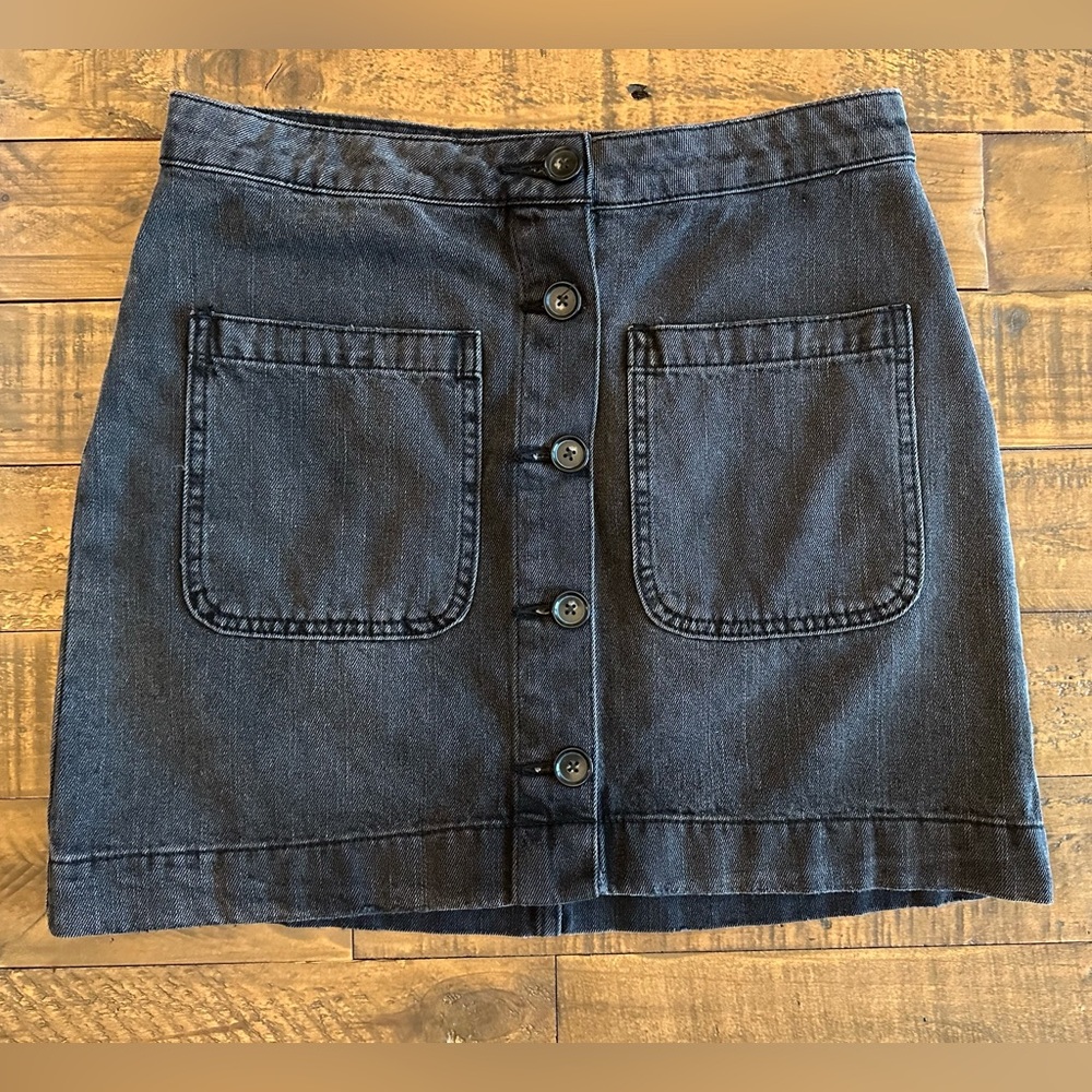 We The Free black denim mini skirt‎ - Size 28